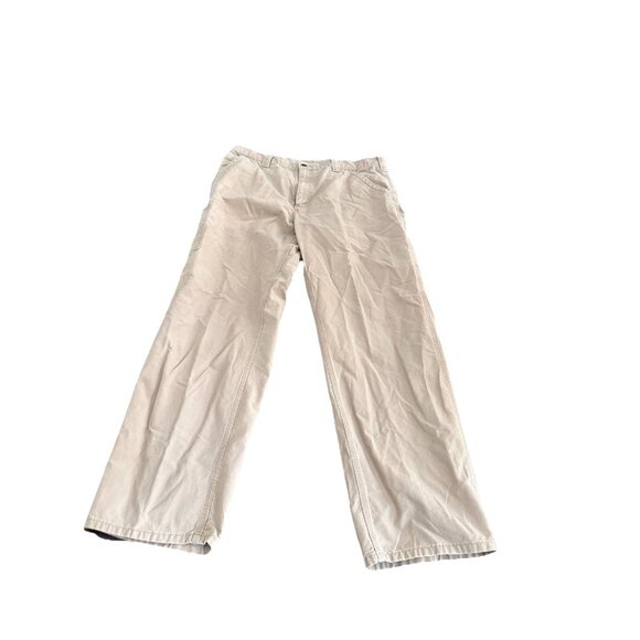 Men’s Carhartt Khaki Pants 36 X 31.5 - Picture 2 of 4